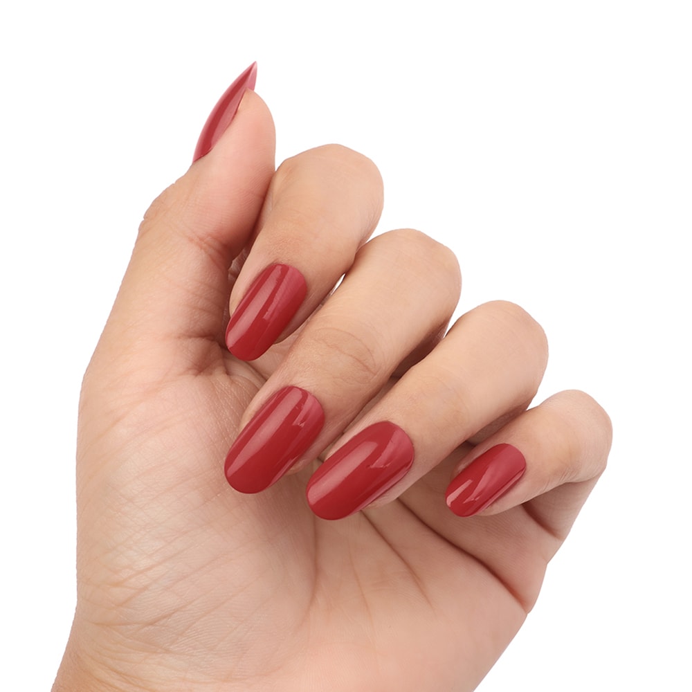Aimeili Gel Polish for Dark Red Vixen French Tip Nail Designs Ideas –  AIMEILI GEL POLISH